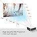 HD 1080P Video Projector with Portable Screen 84″ for Indoor Outdoor Use, Home Theater Projector Support USB SD Card VGA AV for Home Cinema TV Laptop Game Smartphonethumb 4