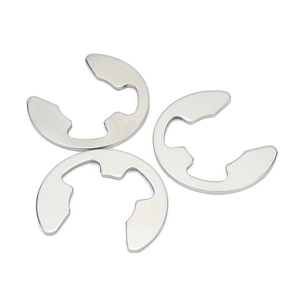 PERFOSREW 5mm E-Clips Stainless Steel Internal External Snap Ring Circlip, 200pcs