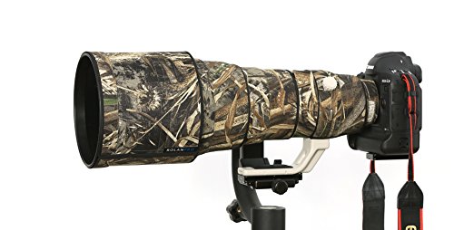 Rolanpro Waterproof Lens Cover for Canon EF 400mm F2.8L is II USM Camouflage Rain Cover Lens Protective Sleeve Guns Case 9#