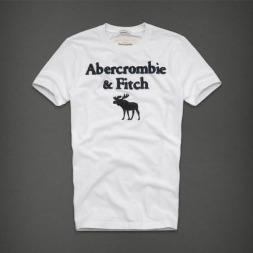Amazon Abercrombie Fitch アバクロ メンズ 半袖 Tシャツ ホワイト ロゴ Moose 並行輸入品 Xxlサイズ Tシャツ カットソー 通販