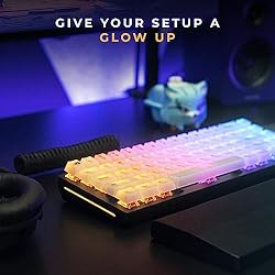 Glorious Polychroma Keycaps: Clear for RGB Shine
