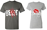 Couples Apparel Beast & Beauty - Matching Couple Shirts - His and Her T-Shirts - Love Tees