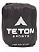 TETON Sports XL Cotton Sleeping Bag Liner; A Clean Sheet Set Anywhere You Go; Perfect for Travel, Camping, and Anytime You’re Away from Home Overnight; Machine Washable Black