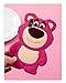 Pink Strawberry Bear Soft Silicone Rubberized 3D Cartoon Case for iPhone X iPhoneX 10 Cute Lovely High Fashion Fun Cool Lovely Special Gift for Teens Little Girls Women Kids (Lotso Huggin Bear)