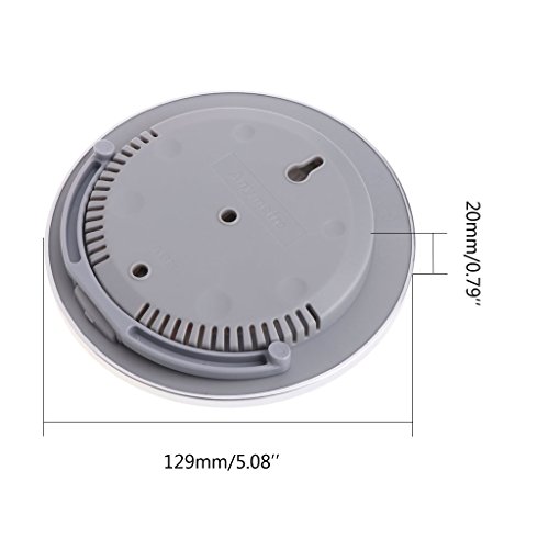 Qisuw Thermometer Hygrometer -Household Analog Round Temperature Humidity Weather Meter - Thumbnail 4