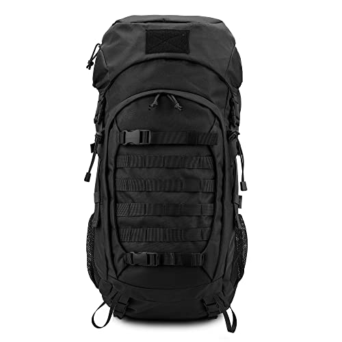 Mardingtop 50L Molle Hiking Internal Frame Backpacks with Rain Cover