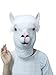 Lubber Alpaca Latex Animal Head Mask for Halloween Costume Party