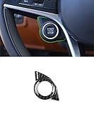 ABS Carbon Fiber Style Plastic Car Start Engine Stop Cover Trim for Alfa Romeo Giulia Stelvio 2017 2018