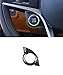 ABS Carbon Fiber Style Plastic Car Start Engine Stop Cover Trim for Alfa Romeo Giulia Stelvio 2017 2018