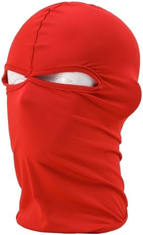Zangxinglang Snowboard Neoprene Balaclava Ski Cover Cycling Face Mask/Cycling Hat Cap (Bright Red)