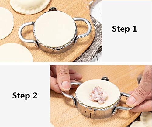 image for Cacovedo Dumpling Maker - Pie Ravioli Dumpling Wrappers Mold, Stainles