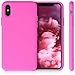 kwmobile TPU Silicone Case for Apple iPhone X - Soft Flexible Rubber Protective Cover - Magenta