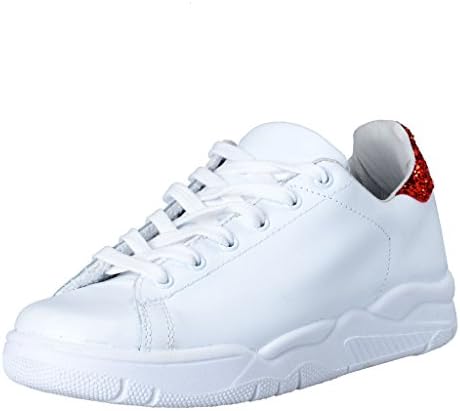 Chiara Ferragni Women's White Leather Fashion Sneakers Shoes