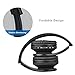 Bluetooth Headphones Over Ear, Wireless Headset Hi-Fi Stereo, Foldable, Soft Memory-Protein Earmuffs, Built-in Mic Wired Mode PC Cell Phones TV Travelling£¨Black£ WorWoder