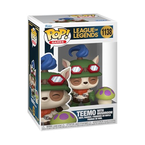 Funko POP! & Buddy: League of Legends- Teemo with Shroom - Collectable Vinyl Figure - Gift Idea - Official Merchandise - Toys For Kids & Adults - Model Figure for Collectors and Display