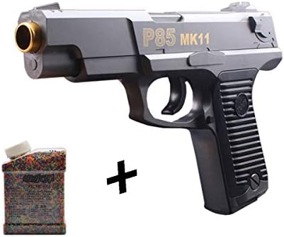 JINFYUAN Water Bomb Toy Gun, Semi-automatic Single Hair Crystal Gun 1:1 Children's Toy Pistol+20000 Crystal Bullet