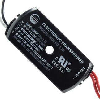 150W ELECTRONIC LOW VOLTAGE HALOGEN TRANSFORMER HD150-120