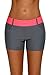 EVALESS Women's Wide Waistband Board Shorts Swimsuit Bottom with Back Pockets(S-XXXL)