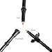 Alafen Aluminum Foldable Ultralight Travel Trekking Hiking Pole with Adjustable Height