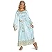 Disney Maleficent Movie Aurora Girls Blue Dress Deluxe Costume, Large/10-12