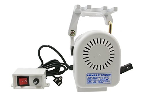 Consew Industrial Sewing Machine Servo Motor - 550 Watts, 110 Volts