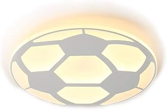 32W LED Lámpara de techo Creativo 3D Balón Fútbol Tema Diseño ...