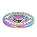DSSY Metal Rainbow Color Round Hand Spinning Toy High Speed EDC Fidget Toys for Relieving ADHD, Anxiety, Stress and Boredom