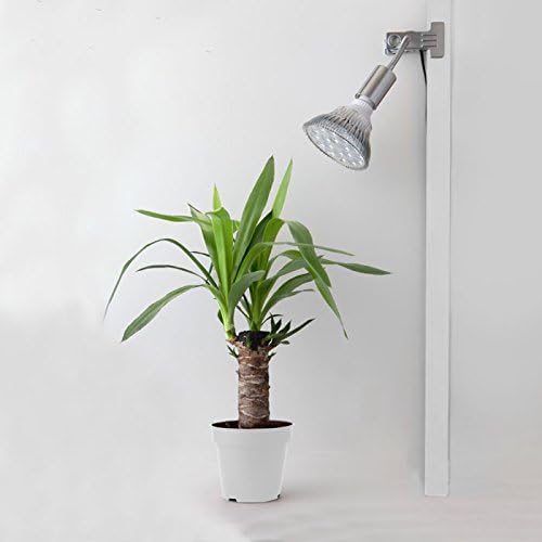 Amazon Co Jp Led Plantlight 18w クリップタイプ 植物育成使用 白色電球 E26 観葉植物 水耕栽培 水草栽培 ホーム キッチン
