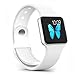 Apple Watch Band - e6Hope Soft Silicone Replacement iWatch Strap for Apple Watch Series 1,Series 2 (White, 42mm - S/M)