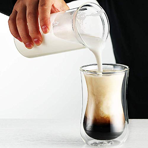 Elektrischer Schneebesen, elektrischer Milchaufschäumer, Edelstahl-Feder-Schneebesen-Kopf automatischer Milchaufschäumer… – Bild 3