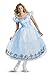 Disguise Women's Alice in Wonderland Deluxe Costume, Blue, Medium (8-10)
