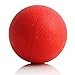 SunGrow Indestructible Puppy Ball, 3.5 Inches Diameter, Red, Tough Chew Toy for Aggressive Puppies, Ultra Bouncy for Fetch and Chase Game, Entertainment for Hours, Strong Rubber Ball