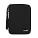 BUBM Universal Electronics Accessories Organizer, Travel Cable Organizer Case Gadgets Storage Pouch for Cables, USB Drive, Flash Disk and More (Black)