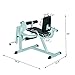 Soozier Adjustable Leg Curl Machine - White/Black