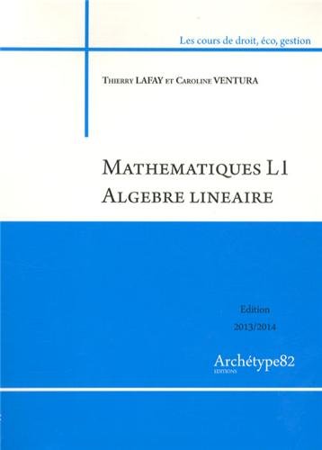 Mathématiques, algèbre linéaire