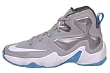 Nike Kid's Lebron XIII GS, WOLF GREY/WHITE-BL LGN-DRK GRY