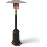 GasOne PH-8000A 50,000 BTU Outdoor Propane Heater for Patio with Wheels | Heavy Duty Portable Gas Powered Outdoor Patio Heater for Backyard, Terraces, Home Garden