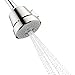 hansgrohe Club 4-inch Showerhead Easy Install Classic 3-Spray Full, Pulsating Massage, Intense Turbo Easy Clean with QuickClean in Chrome, 04500000