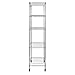Sandusky MWS361872 5-Tier Mobile Wire Shelving Unit with 3