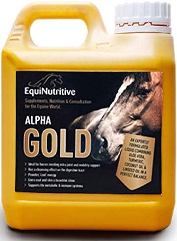 Alpha Gold Turmeric for Horses (1L) - 100% Natural Horse Joint ...