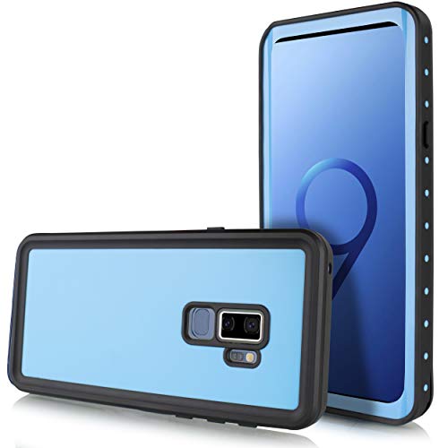 for Samsung Galaxy S9 Waterproof Case, Shock Proof Dust Proof Snow Proof Dirt Proof Phone Case Full Sealed IP68 Underwater [Value Bundle] (Blue) - Thumbnail 2