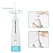 NPET 220ml Cordless Water Flosser Professional Dental Oral Irrigator, Portable and Rechargeable IPX7 Waterproof 3 Modes Water Flossing Teeth Cleaner with 4 Jet Tips for Home & Travel Use