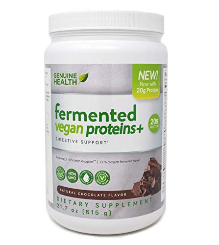 Genuine Health Fermented Vegan Proteins+, 615g, Chocolate Genuine Health Fermented Vegan Proteins+, 615g, Chocolate