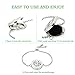 JAOYU Essential Oil Diffuser Bracelets for Women Aromatherapy Bracelet Stainless Steel Bangle Floating Charm Locket - 8 Perfume Refill Pads