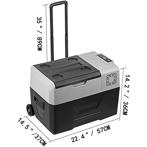 Frigorifero termoelettrico portatile 30 L frigorifero da viaggio per auto frigorifero portatile elettrico da viaggio per auto mini frigorifero per auto mini frigorifero per bevande con LCD