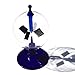 DORAMI Blue Solar Power Radiometer Sun Light Energy Spinning Vanes Windmill Gift Home Desk Decoration