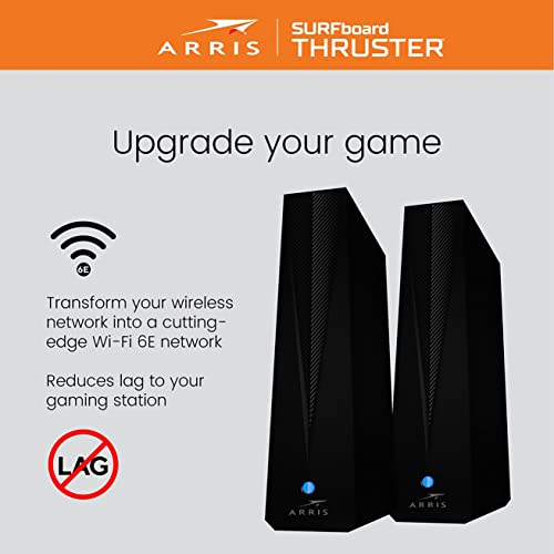 ARRIS Surfboard Thruster WiFi 6E Gaming Acceleration Kit W6B