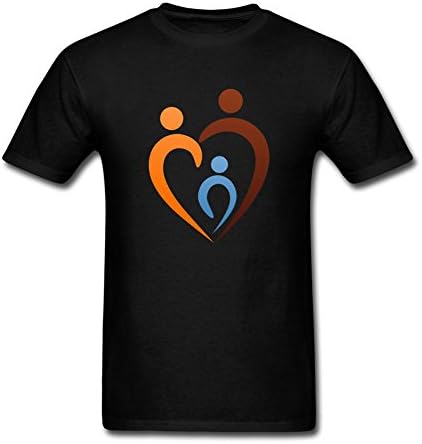 Heerinsy Men's Family Health Pregnant Color Short Sleeve T-Shirt XXXL