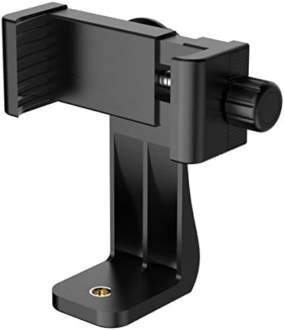COOLUCK Smartphone Tripod Adapter Cell Phone Tripod Mount Adapter fits iPhone, Samsung, Huawei P9 honor 8 etc. Tripod Adapter Adjustable on Rotates Vertical and Horizontal.