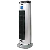Sunpentown Tower Ceramic Heater with Ionizer, Multi